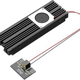 M.2 Heatsink NVME 2280 SSD Heat Sink Support Single Double Sided M2 SSD Cooling with Thermal Silicone Pads Cooler for Computer PC PS5 PCIE NVME or NGFF SATA M.2 SSD Installation-image-32