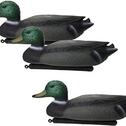 MERISHOPP 3 Pieces Outdoor PE PP Duck Decoy Drake with Floating Keel Garden Decor, Black Green| Sports Equipment | Outdoor Sports Gear | Exercise Gear-image-10