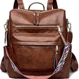 Premium PU Leather Stylish Backpack for Women, Ladies Multipurpose Women Work Bag, Shoulder Strap Handbags, Zipper Closure Purse, Travel Purses & clutches-3