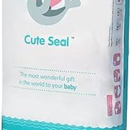 Cute Seal Tape Style Baby Diapers (Small) Pack Of 62-image-52