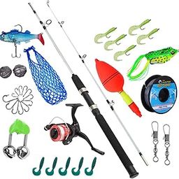 Spinning Rod - Durable Lightweight Sensitive Fishing Rod, Fishing Rod 180 cm Two Pieces Spinning Rods-picture-30
