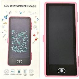LCD Drawing Tablet with Digital Pen, 8.5-inch Writing Pad, Pink Frame, One-Key Erase-image-99