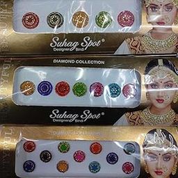 GLAYRA Designer Bindi For Women, Ladies, Brides, Girls, Wedding, Parties Multicolor Bindis Sr-no-28-image-2