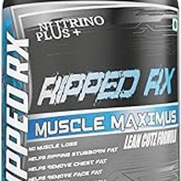 Nutrio Plus RIPPED RX MUSCLE MAXIMUS: Fat Loss & Muscle Preservation Capsules - Lean Cutz Formula, Energy Boost - 60 Tabs-image-98