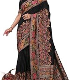 Designer Silk Saree for Women – 6-Yards Premium Silk Fabric with Intricate Traditional Embroidery and Unstitched Blouse Piece-image-44