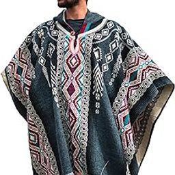 | Alpaca ponchos for men and women | Handmade with the best baby alpaca wool material by Ecuadorian artisans-image-62