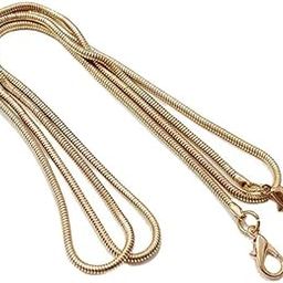 BAGIN ENTERPRISE Premium Chain Strap Handle for Shoulder Bags – 115cm Metal Replacement Strap for Handbags, Clutches & DIY Purse Making-image-3