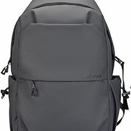 StrasePackPU Backpack, Grey, Water-Resistant, Multiple Compartments-image-29