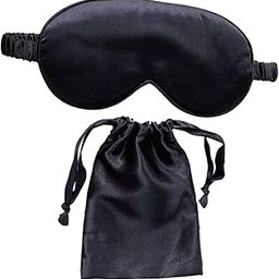 Simulated Silk Sleep Mask Smooth Travel Sleep Cover for Kids Women Men Sleep Black|Health & Beauty | Health Care | Sleeping Aids | Sleep Masks-image-7