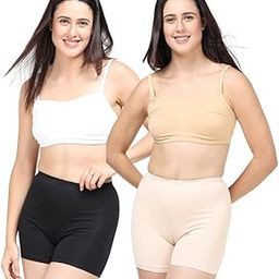 Adira | Underdress Shorts for Women | Shorts for Women| Women Tights Shorts | Soft & Comfy, Knitted Stretchy Fabric | Perfect Length to Ware Under Dress | Pack of 2-image-50
