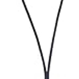 Initial Letter 'R' Phone Charm, Black and Gold Pendant with Cord Strap-image-48
