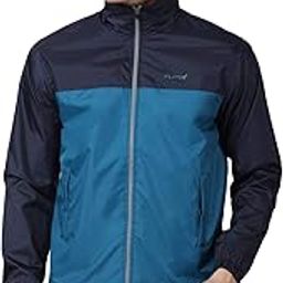 Men's Windproof Hooded Water Resistant Windbreaker-image-15