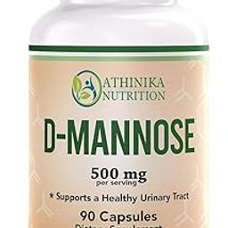 D Mannose mg Capsules, Count (D-Mannose for Urinary Tract Health and Bladder Lining, Helps UTI Prevention) Vegan Safe, Non-GMO, Gluten Free-image-20