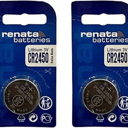Renata CR2450 Batteries - 3V Lithium Coin Cell Swiss Made CR 2450 Battery (CR2450, Pack of 2)-23