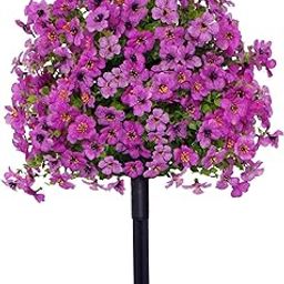 The Style Sutra Artificial Violet Flower Garden Stake with Ground Spikes for Home Decoration violet|1 Artificial Violet Flower Garden Stake| Statues & Lawn Ornaments-image-98