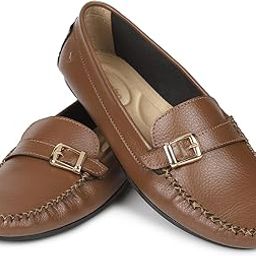 Bliss Comfortable Slip On Formal Loafer for Women | Stylish Fashion Moccasins Range | Cushioned Footbed Finish | Flexible | Style & All-Purpose | Formal Office Wear Shoe-image-56