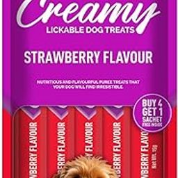 Drools Dog Treats, Creamy Strawberry 5 Sticks Tasty & Nutritious Snack for All Breeds, (15g x5),75g-image-53