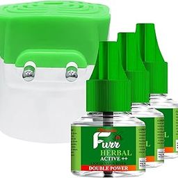 Mosquito Furr Naturals Neem Liquid Mosquito Vaporiser Refill Mosquito Vaporiser Refill With Machine (Pack 03)-image-65
