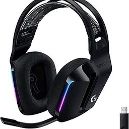 Logitech G 733 Lightspeed Wireless Gaming Over-Ear Headphones with Suspension Over Ear Headband, LIGHTSYNC RGB, Blue VO!CE Mic Technology and PRO-G Audio Drivers - Black-31