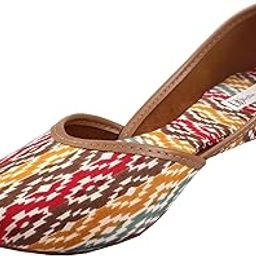 Beautiful Multicolored Women and Girls Embroidered Punjabi Jutti for Women-image-80
