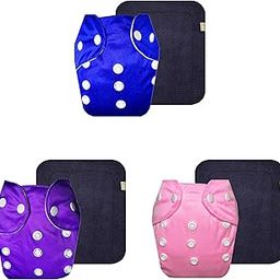 Dumbledo Lite Cloth Diaper with Black Insert (Pack of 3) | Soft & Gentle | Reusable & Washable | Travel Friendly | Worry-Free Diapering | 3 Months – 2 Years | Unisex Baby-image-31