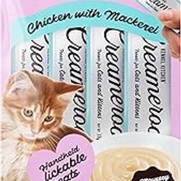 Kennel Kitchen Creameroo Cat Treats, 60g, 4 Pieces | Chicken with Mackerel Flavour | Smooth Creamy Treats for Cats and Kittens | Handheld Lick-able Wet Cat Food Treats | Preservative Free-image-71