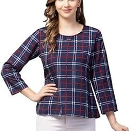 Women's Regular Checked Top-picture-48