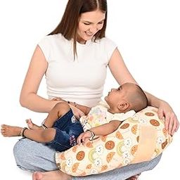 BrilliantKid - Sky Theme Baby Feeding Pillow with Cotton Removable Cover | Breastfeeding Pillow | Nursing Pillow with Belt and Hoop-image-96