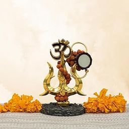 Astrotalk Mahadev Trishul Murti | Compact Shiv Murti for Home Temple, Car Dashboard or Office Shelf | Lord Shiva Idol for Puja Mandir & Meditation Corners | 7x7x11 cm | 1 Piece-image-37