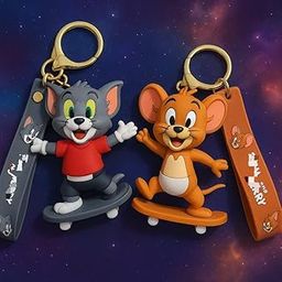 3D Miniature Rubber Keychain, Decorative Key Ring, Perfect for Bag, Car, Bike & Return Gifting-image-37