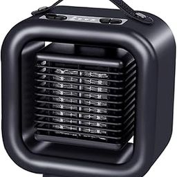 LOOM TREE® Desktop Heater Fan Air Conditioner Office Home Desktop Winterwarmer Us Black | Home Improvement | Heating Cooling & Air | Space Heaters-image-62
