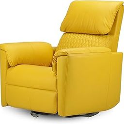 SleepyCat Enso Motorised Recliner I Motorised Single Recliner I Ultimate Lounging Sofa I Ergonomic Design I Contouring Support I Premium Upholstery I Premium Leatherette I Amber Yellow-image-85
