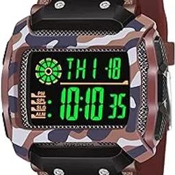 shocknshop Sports Army Digital Black Dial Watch for Mens and Boys -W29-picture-49