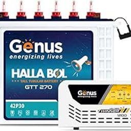 Genus Inverter with Battery Combo (Inverter: Winner 1200 / Pure Sine Wave / 900VA / 12V / 3 Year Warranty || Battery: GTT270 / TT Battery / 230 Ah / 72M Warranty) Best for Home, Office & Shops-picture-19