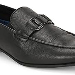 Black Crest Leather Casual Shoes for Men-image-43