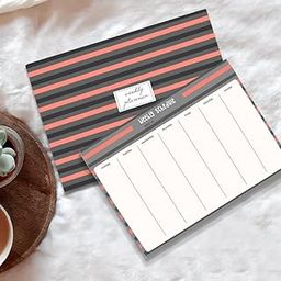 Happening Hippo multipurpose A4 Planner & Daily To-Do List | Undated Weekly Goal Tracker & Journal | Wellness, Productivity, Habit & Expense Organizer | 90 GSM | 55 Pages | Stripes Print-image-84