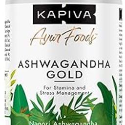 Kapiva Ashwagandha Gold 60 Caps |183rd day Nagori Ashwagandha | 5% Withanolide | Helps in Stress & Sleep Management | Improves Gym Performance | For Men & Women |100% Ayurvedic-20
