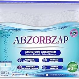 Abzorbzap Moisture Absorber with activated charcoal |Absorbs 600ml of moisture | Dehumidifier for Wardrobe, Living & Closets | Protects against Moisture, Mold, Fungus & Bad Odor |-image-28
