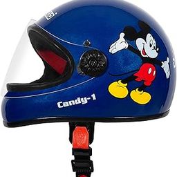 Dotkid Candy 1 Full face Helmet, Bicycle Helmet for Boys & Girls, Bicycle Helmets Ages 2-5 for Bike, Scooter, Cycling, Adjustable Helmets for 2 to 5 Years Baby (Blue)-image-35