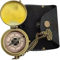 Go Confidently Quote Engraved Compass with Stamped Leather case, Graduation Day, Best Compass for Hiking & Travelling, Best Gift for Festivals-image-66