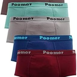 Men's Cotton Brief (Pack of 5) (POOMER-FRANCO-OE-5S-100_Multicolor, Xx-large, 100 Cm)-image-61