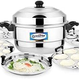 LUXURIA IDLY Pot & Steamer (21 IDLY) (Free:1 MINI IDLY Plate)-image-72