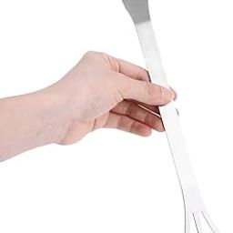 Bonsai Rake, Stainless Steel Root Rake 3-Prong Loosen Soil Farming Bonsai Tree Tools with Ergonomic Handle for Outdoor Gardening Plants, Remove The Debris and Stones for Bonsai-image-50