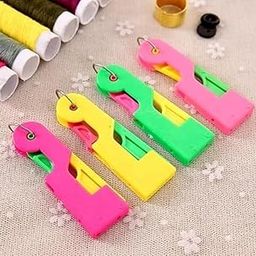 FLIZZOW Automatic Needle Threading Device/Plastic Press and Thread Device Tailoring and Sewing Kit Tool Self Needle Threading Tool-image-42