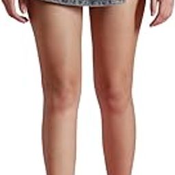 Women's Blue Denim Skort | Washed Casual Wear | Regular Fit | Thigh Length | Button Closure | Machine Washable Y117310-image-1