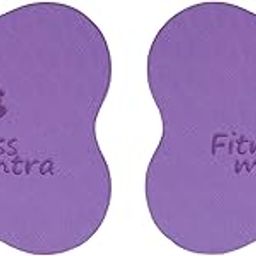Fitness Mantra® 20mm Anti Slip Yoga Cushion Pad| Super Soft Quality| knee & Elbow Pad| Joint Protection Pad| Size 8 x 8 inches| Pack of 2 Pc.| Color Purple|-image-14