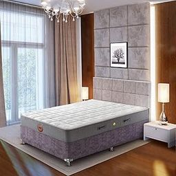 peps Organica 8-Inch Luxury Eco-Mattress | Single Size (72X36X08)| Natural Latex & Pocket Spring | Bio-Cotton | Hypoallergenic | Zero Disturbance Sleep|10 Year Warranty-image-67