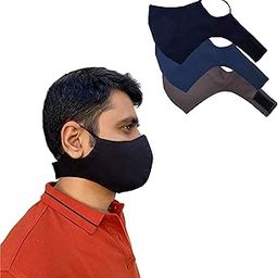 Shaila's Couture Sports Gym Workout Face Masks with Neck Strap (PACK OF 3) - for Men, with Nose Wire, Adjustable Neck Strap with Velcro-picture-20