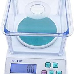 Skeisy New Sf-400C-Gold & Silver ornaments Weight Measuring machine Weighing Scale Weighing Scale (White), Digital Precision Scale.-25