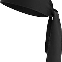 PAROPKAR Ninja Karate Sweat Wicking Sports Headband, Running, Tennis, Gym Yoga Workout, Soccer Adjustable Ties Headband for Men Women (Black)-image-83